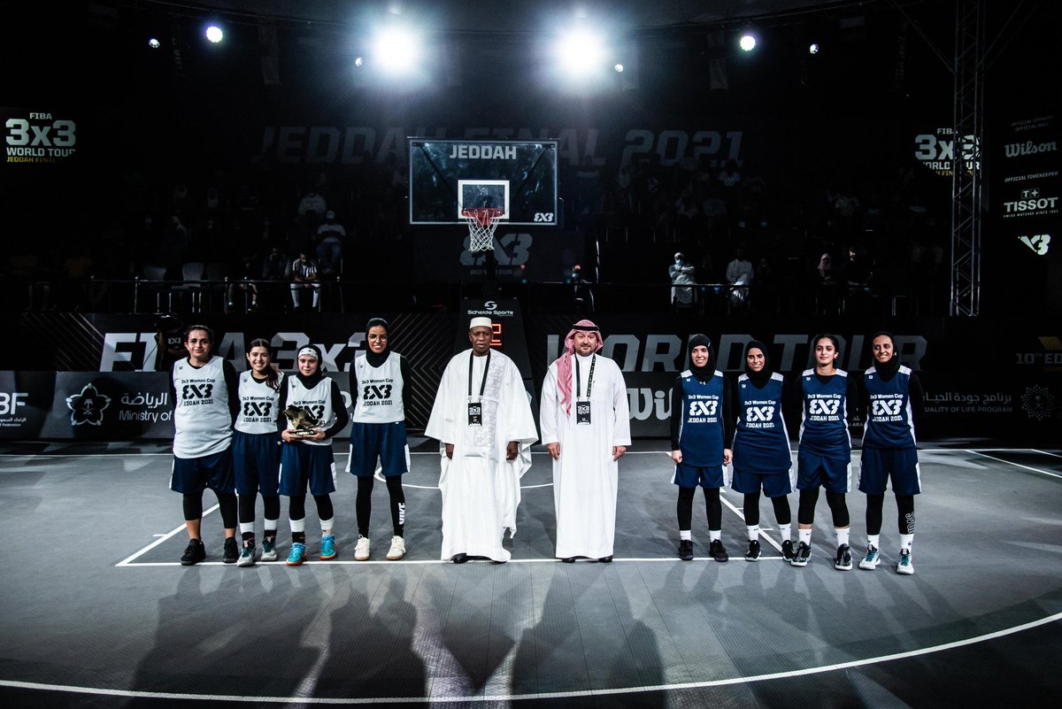 JeddahUnited's tweet photo. Jeddah United winning the final of the 3x3 National Cup. 

Thank you @fiba3x3 for your warm wishes

The game was played during the #3x3WTJeddah Final #3x3WT

Great competition and amazing spirit from @LiNK_Basketball https://t.co/doHcWjPmTF