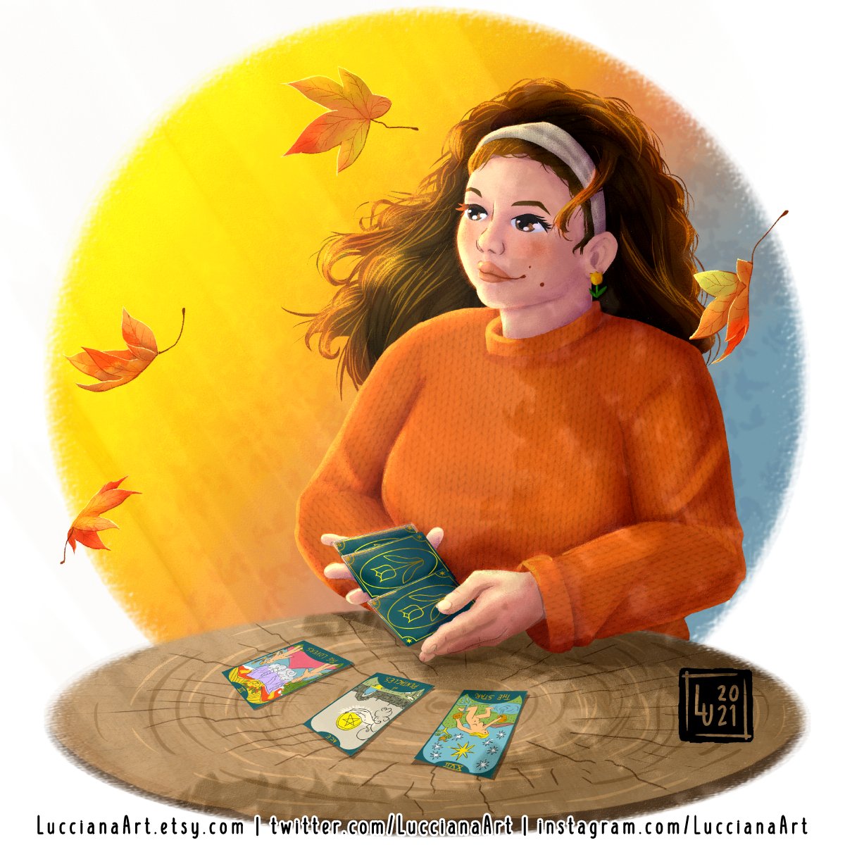 A commission I did for a lovely tarot reader on Instagram!