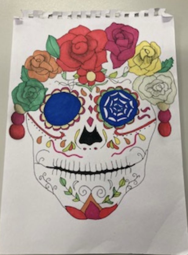 unityspmfl's tweet image. We had 2 cross-Trust competitions this half term running for Year 7s. 
The winning school for the 🇫🇷 Christmas Card was @WestleyMiddle with this beautiful card! 
The 2nd winning school for this brill 🇪🇸 Día de Los Muertos mask was @NKTacademy 
Excellent work all!! @UnitySchoolsP