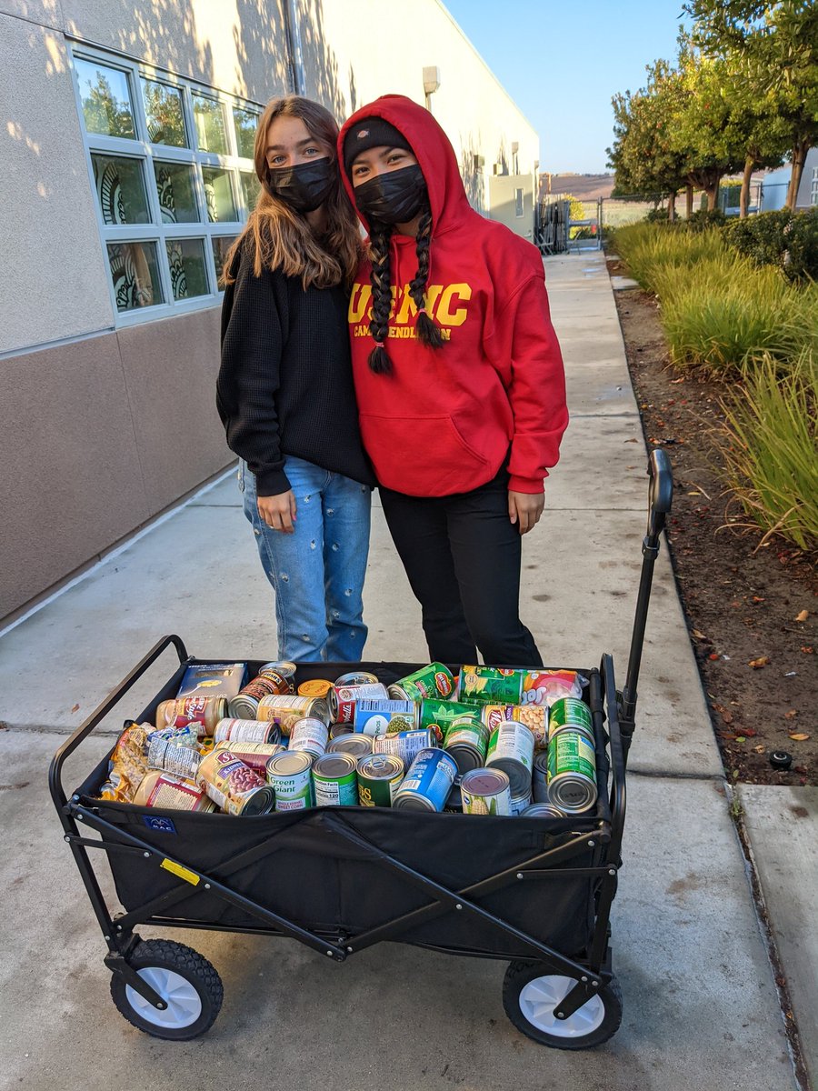 PLUS contributing to ASB food drive for North County Food Bank.