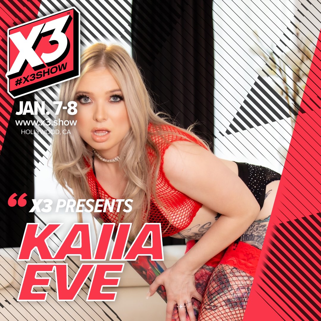 Tw Pornstars Kaiia Eve 👑 Twitter Come Meet Me At X3show January 7th And 8th Click On X3expo