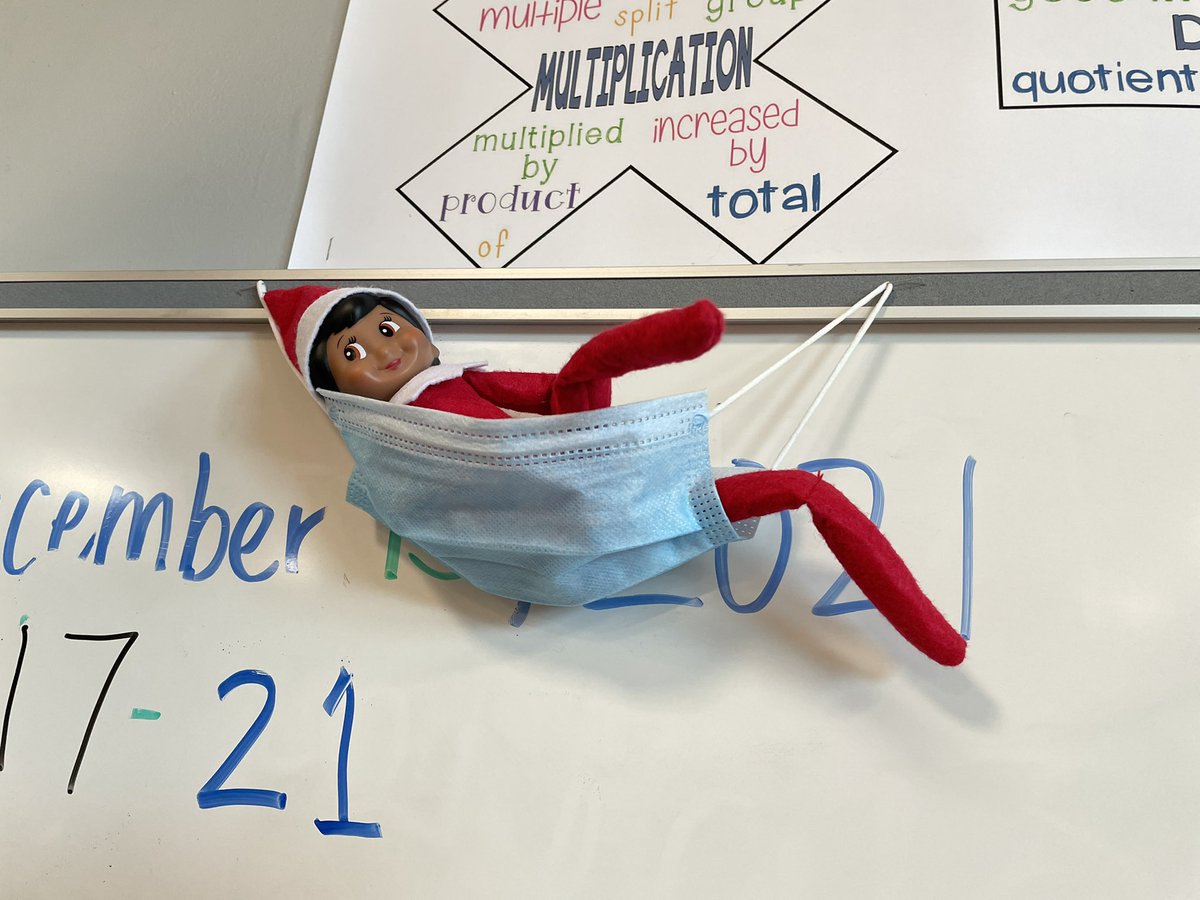 MrsMcDermottCES's tweet photo. Love my teammate’s creative elf ideas! 🎄❤️#WFCPride #12DaysTwitter https://t.co/Giy28LQjwK