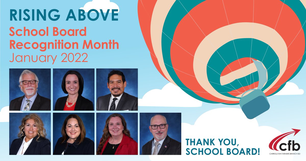 It is #SchoolBoardMonth &amp; we're #cfbproud to celebrate our trustees for their commitment to our #cfbcommunity! Our Board members are selfless volunteers who spend long hours working to ensure all of our students have the opportunity to learn &amp; grow. Thank you! #togetherwerisecfb