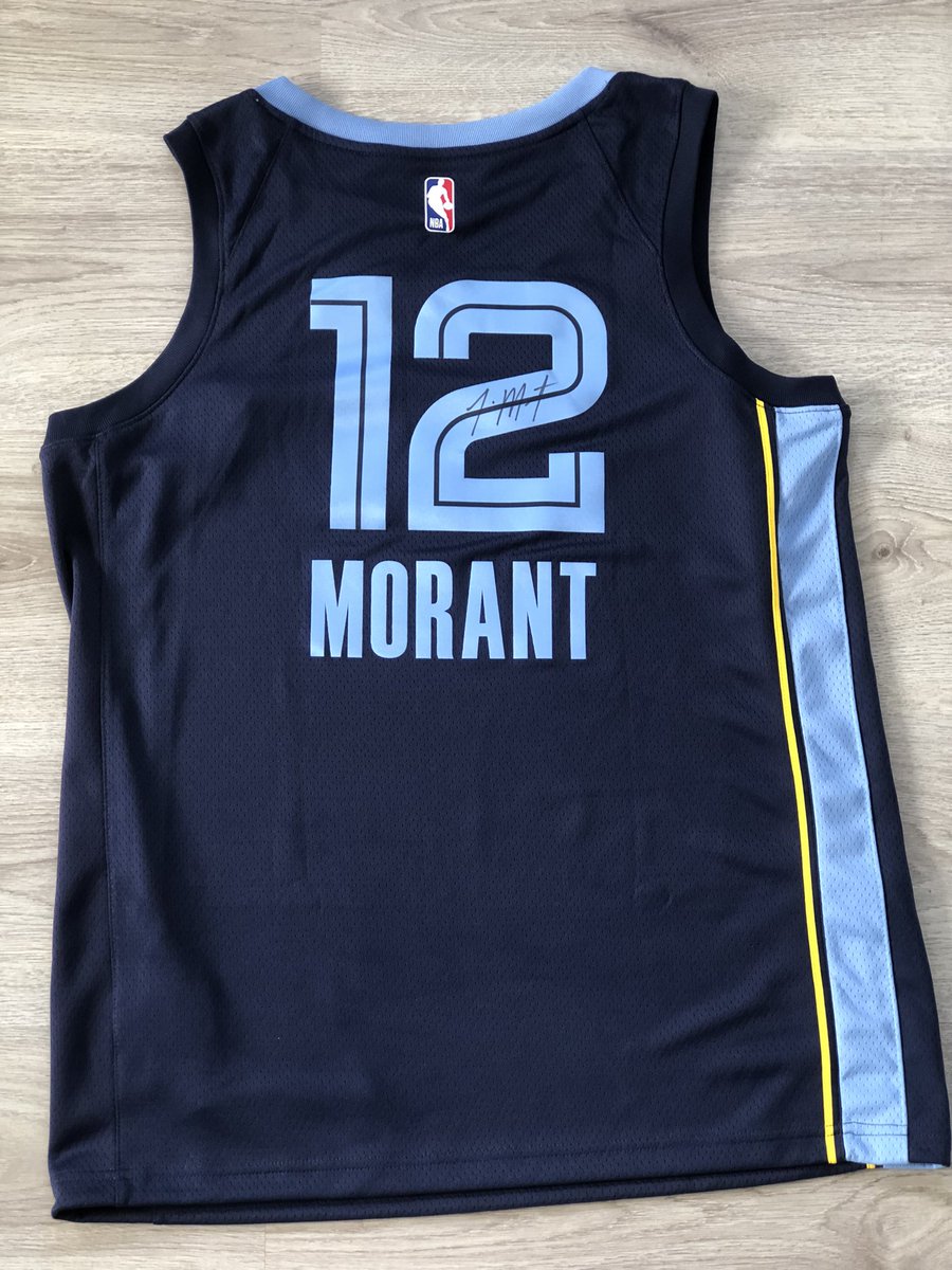 FearMemphis's tweet photo. Thankful and Blessed🙏🏽. @JaMorant I appreciate the jersey gang, can’t wait to see you hoop again⏳🖤
#GrzNxtGen #Jas12DaysOfKindness https://t.co/WNL3XYRoL5