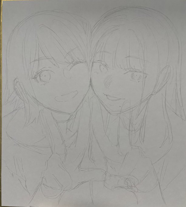 喋りながらだったので下書きしっかり描いた!
#メディアミックスメイデン
#先生で○○しちゃいけません!
#由井ちゃん先生 