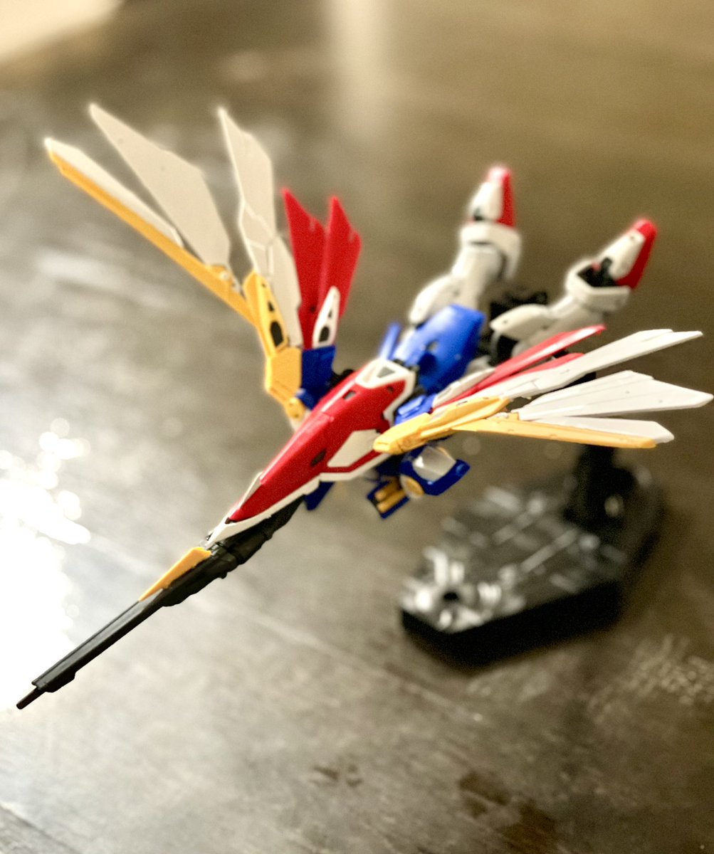 _StrawhatDave's tweet image. Fist Gunpla build completed and I think I just found a new hobby to dive into 🙏🏾! #gunpla #gundam #wingzero