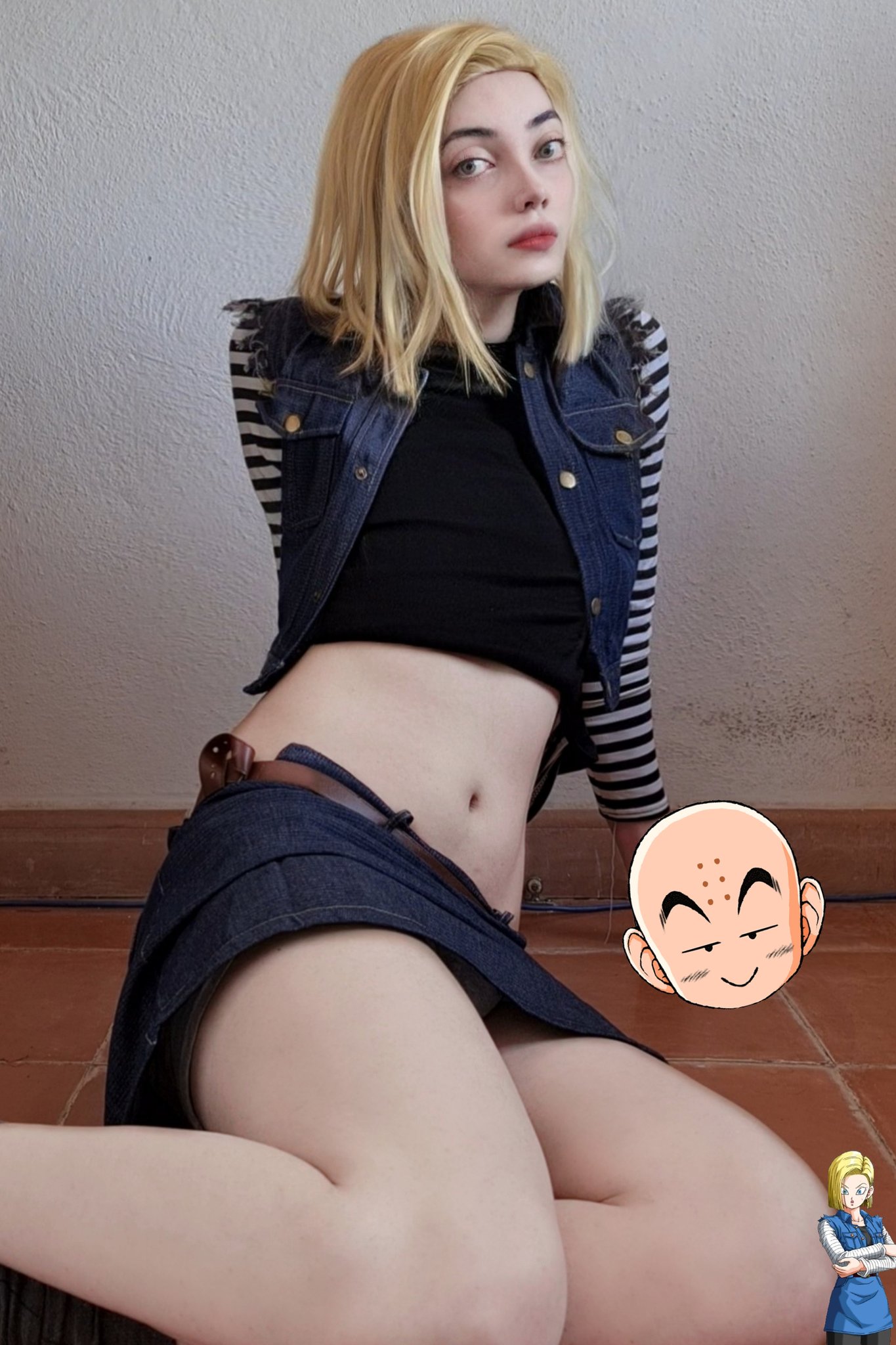 Con mi cosplay de androide 18 7w7 https://t.co/IHSof3NlNZ