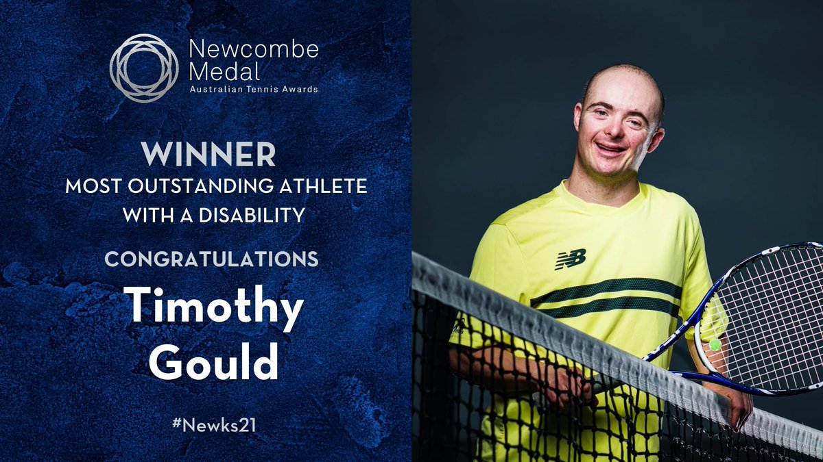 Named as dual a recipient of the Most Outstanding Athlete with a Disability award, Australia’s No. 1 ranked II-2 player Timothy Gould was honoured for his outstanding contributions and achievements over the past 12 months 👏

#Newks21 #TeamQLD