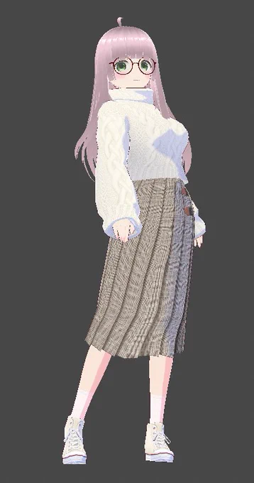 フォロワーさんがVRoid Studioで寧々ちゃんを作ってくれましたかわいいいいい、凄い…!!!!! 
