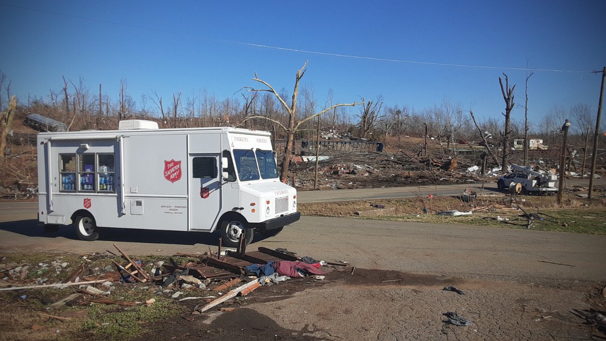 SalvationArmyUS's tweet photo. When disaster struck the South and Midwest on December 10, our friends at @Walmart reached out to help. Now they’ve activated online registries to provide essential supplies in communities devastated by tornadoes. Provide help and hope at https://t.co/2lWkQjSS2I. https://t.co/Xe6oK8eY5o