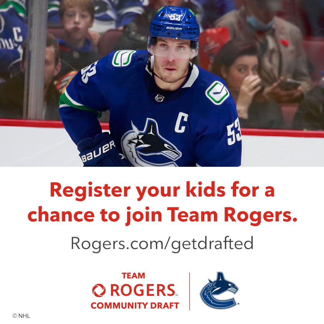 Growing up in hockey, I was lucky enough to have help along the way. Now, I'm excited to be part of Team <a href="/Rogers/">Rogers</a> to help kids get more from the game they love. Register your kids for their chance to have <a href="/NHL/">NHL</a> mentors like me, plus $150 towards league fees! Rogers.com/GetDrafted
