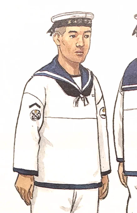 初期OVAやフィギュアの宮藤服は完全に海軍のジョンベラだからなあ。>RT 