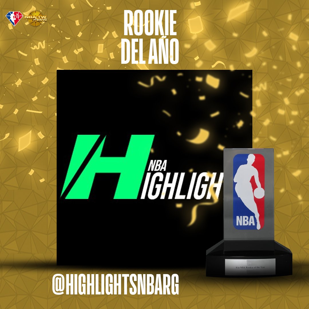 TwNBAAwards's tweet photo. El rookie del año es para @HighlightsNBArg! https://t.co/J6anwVKIG0