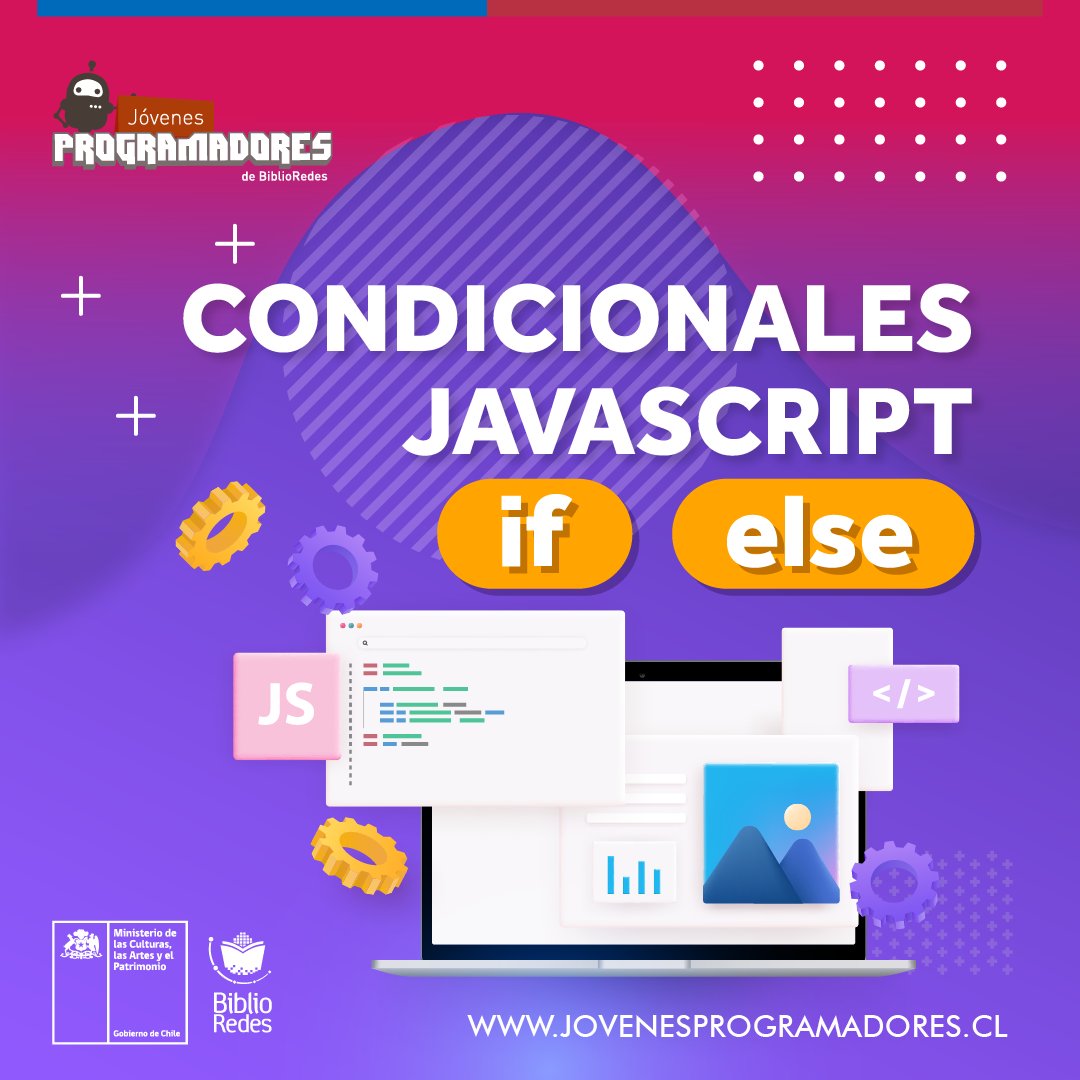 JProgramadores's tweet photo. En #JavaScript las condicionales son estructuras de código que permite verificar si la expresión devuelve verdadero y luego ejecutar diferentes códigos según el resultado.
En este sentido, la condicional más común es la llamada if y else.
#SiempreCultura #ProgramoConJP https://t.co/xv8y9iyg5B