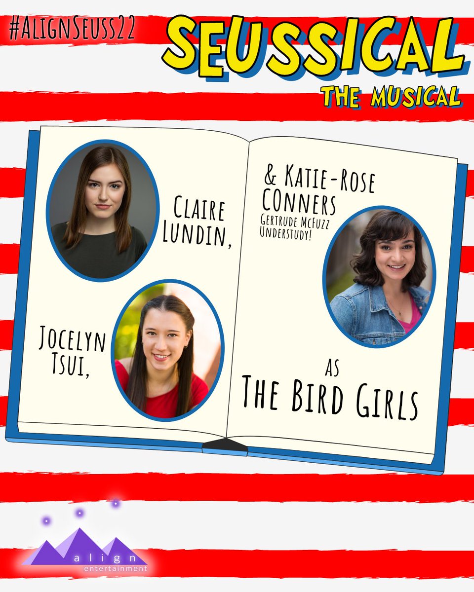 Introducing The Bird Girls - 1, 2, and 3!
Just wait you hear their three part harmony 🎶

⬇️BUY YOUR SEUSS TICKETS NOW⬇️
bit.ly/seuss-tix