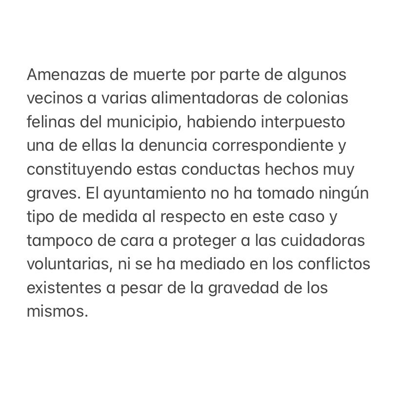 plumagrish's tweet photo. El 
@AytoPolanco
 y su alcaldesa @rcdiazfer73  permite amenazas de muerte y maltrato animal. 
#ColoniasFelinasProtegidas
#NoAlMaltratoAnimal
#AytoDePolanco
#PalabraDeAra https://t.co/zmRRGU400p