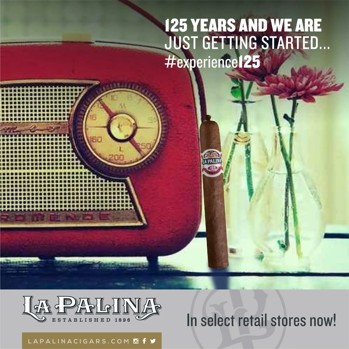 This cigar is becoming the new fan favorite for La Palina! Try the 125 Años today! #celebrating125years #botl #cigaraficionado #sotl