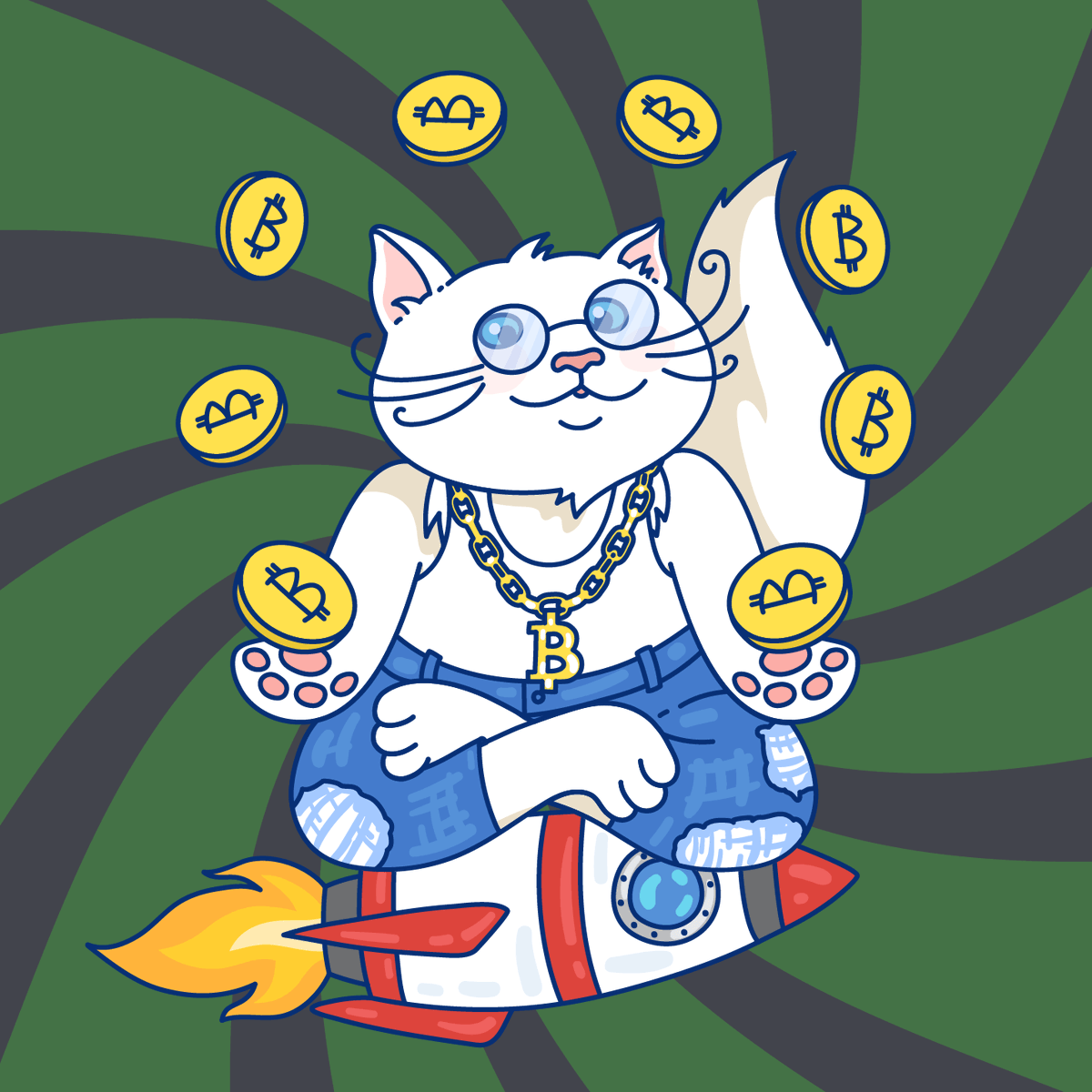 mcatsnft's tweet photo. Meditation is scientifically proven way to stay fit and healthy while going to the Moon.

#NFTs #meditation #Cryptos #Bitcoin https://t.co/Npr1VYhsPM