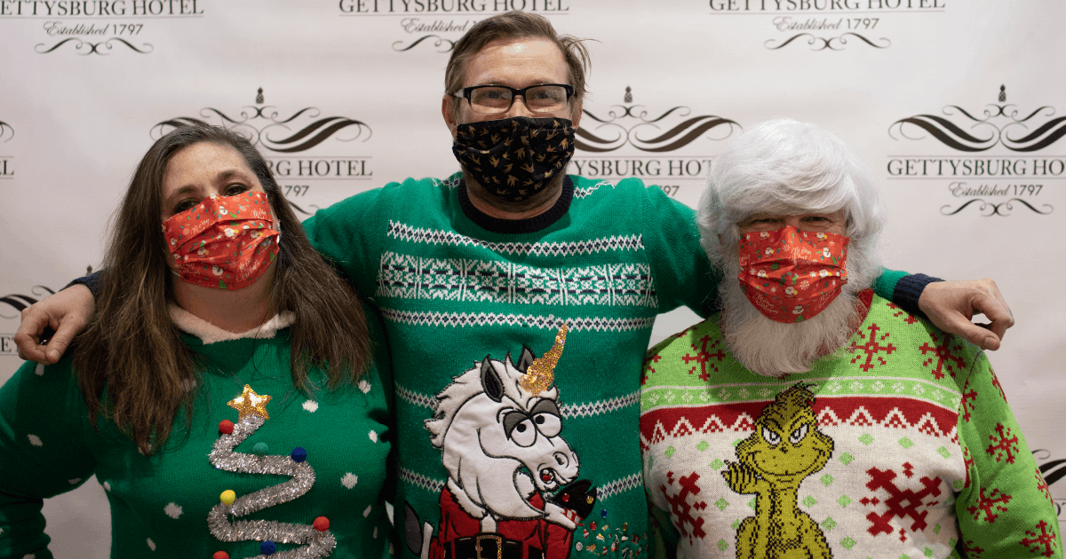 graphcominc's tweet image. Enjoy our ugly sweaters for National Ugly Sweater Day! Show us yours! #NationalUglySweaterDay #PoweredByGraphcom