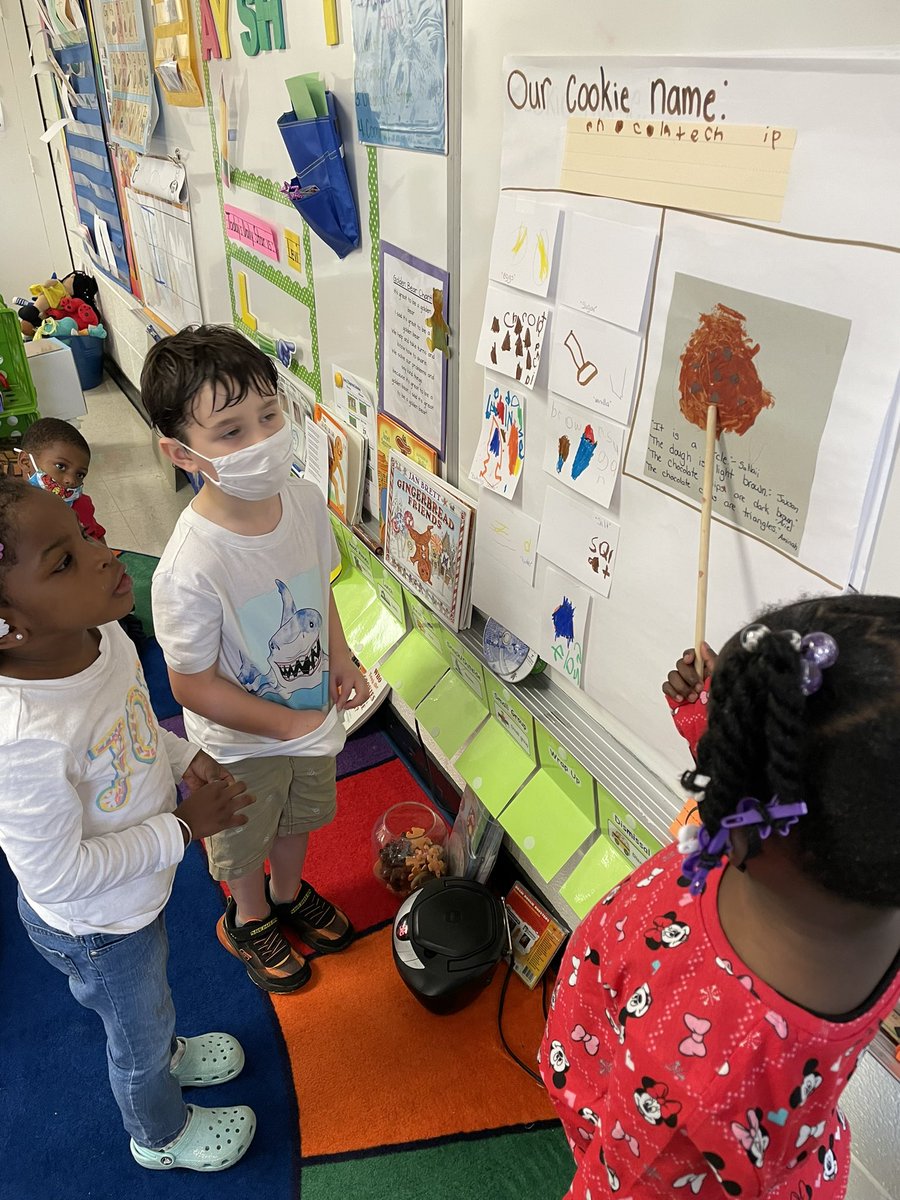 Closed out 2021 with our big cookie study showcase! Prekinders presented research projects they did over 3 weeks on different types of cookies! #andofcourseALLthetasting #room1rangers #cantwaitfor2022 #literacyscienceandhigherlevelthinking #alltheobjectives #DAP #makecutecount