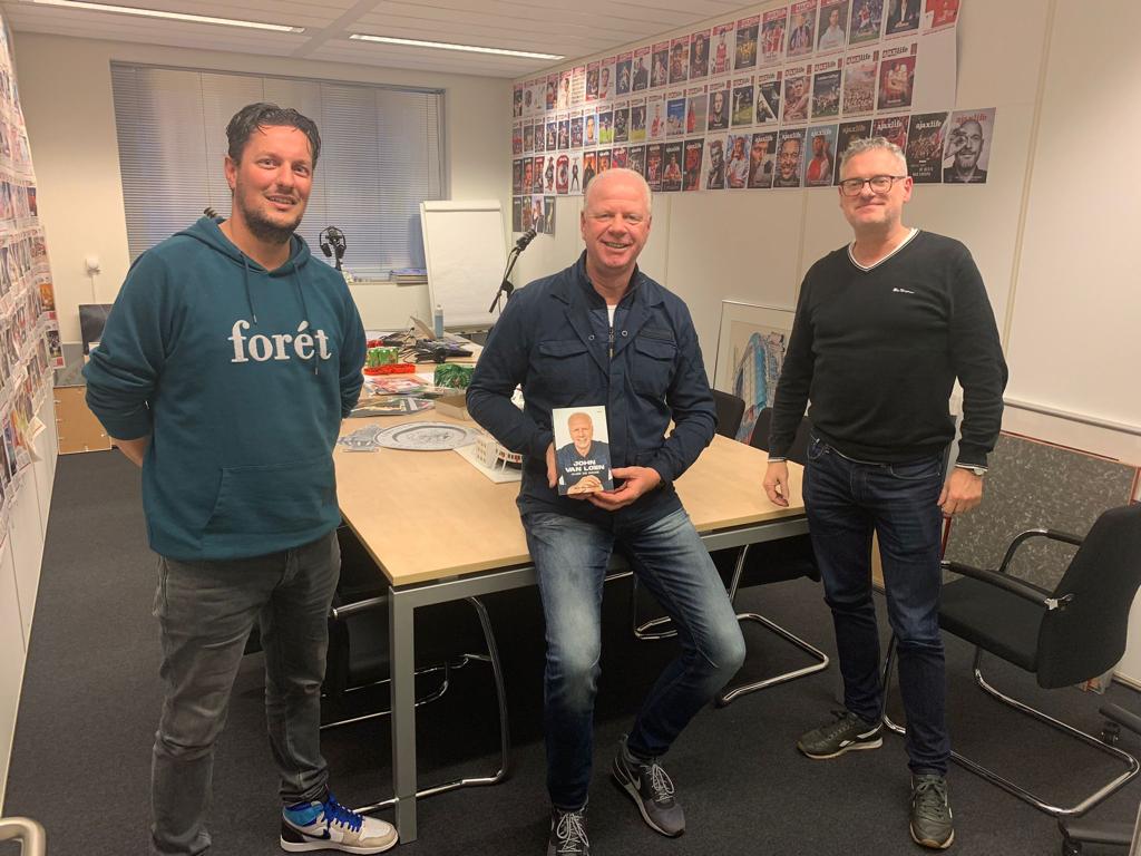 Vanmiddag bij ajax life podcast geweest om te praten over mijn boek en de aankomende klassieker.