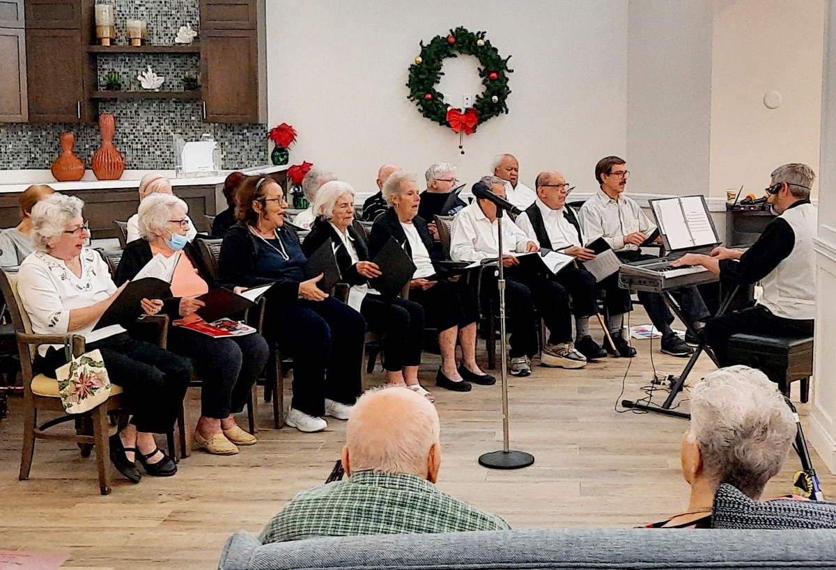 🎙️Our communities are full of talented and inspiring residents who never fail to amaze us all! Our residents of Wickshire Fort Lauderdale's Chorus put on a wonderful performance of their show, "Seasons of Love"! #WickshireWay #FortLauderdale #SeniorLiving