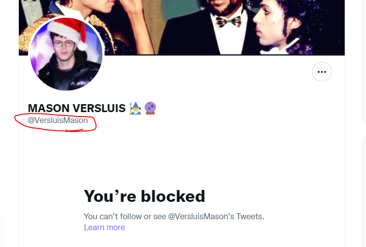 MasonVersluis's tweet photo. This disgusting imbecile is not me! Check the SPELLING of the @ username as that's the ONLY thing that cannot be faked about a Twitter profile! 🚨

They can fake the follows, name, banner, picture, posts but they CANNOT fake the @ username! https://t.co/RSReBb1ewd