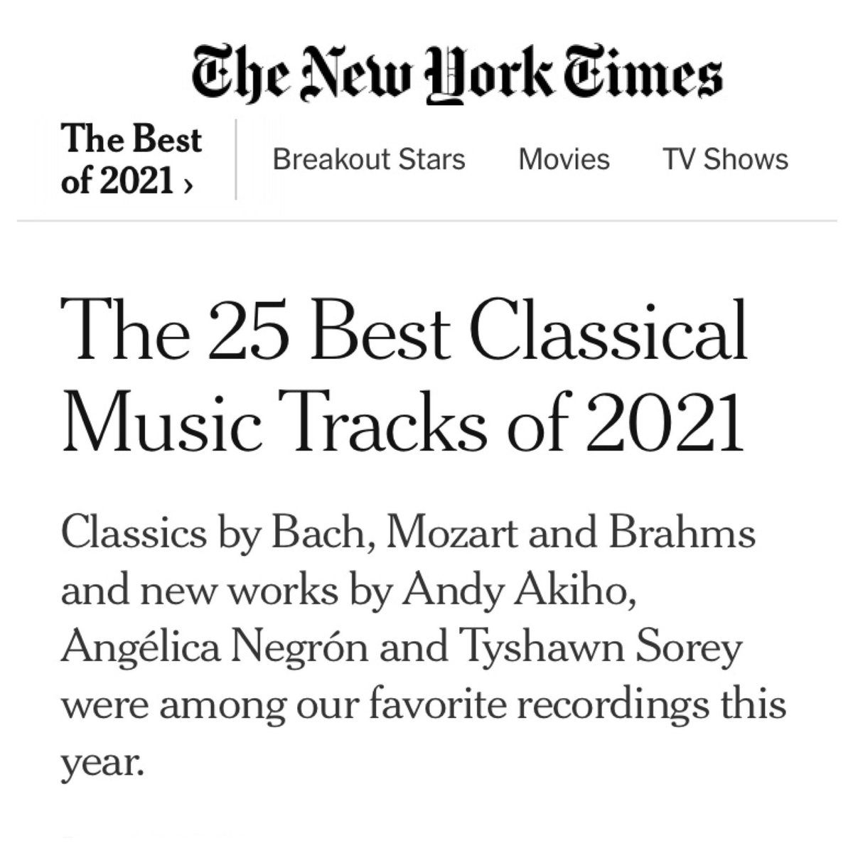 Bravo! Pianists Paul Lewis and @stevenosborne. Check out the track off their French Duets album featured on @joshbarone Best Classical Music Tracks 2021 @nytimes 🎹🙌🎹🙌 @nytimesmusic @hyperionrecords @Maestro_Arts  nytimes.com/2021/12/15/art…