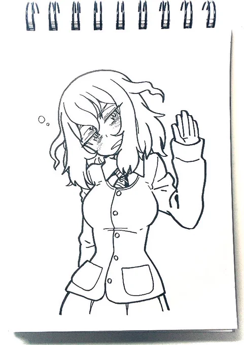 押田くんは徹夜弱そう #おきらくがき 