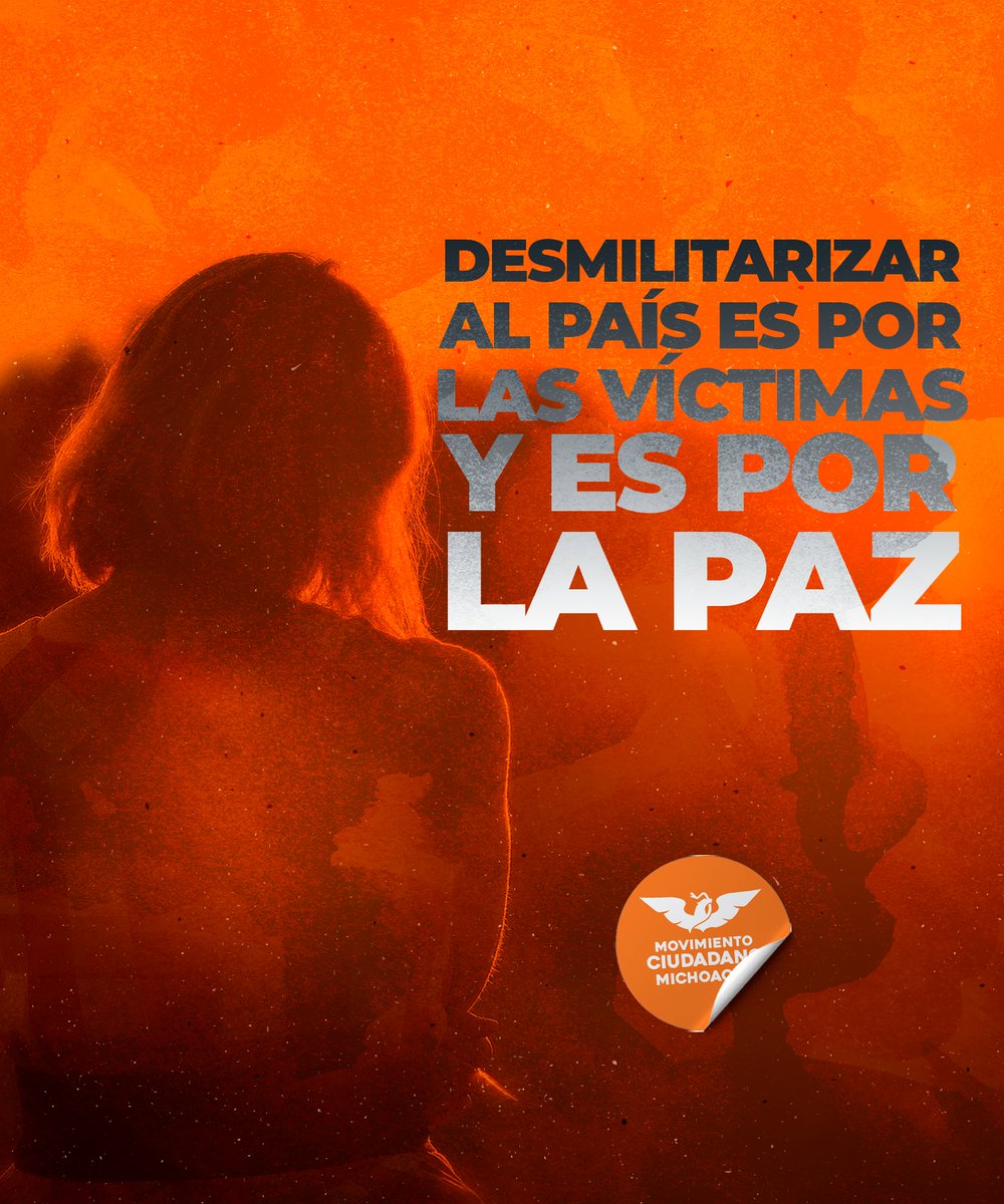 🇲🇽🕊️Por la seguridad, por la libertad y por el bien de las y los ciudadanos es tiempo de desmilitarizar al país y tomar alternativas para lograr #SeguridadSinGuerra.