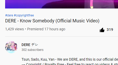 ninjypoo's tweet photo. https://t.co/tyBTeKjdWF The reception to our debut song has been amazing!!! THANKS FOR 1.4k!! We aren't even done with the 1st 24 hours yet?!?!?
#DEREMUSIC #TSUN https://t.co/CrIy9r3i7H