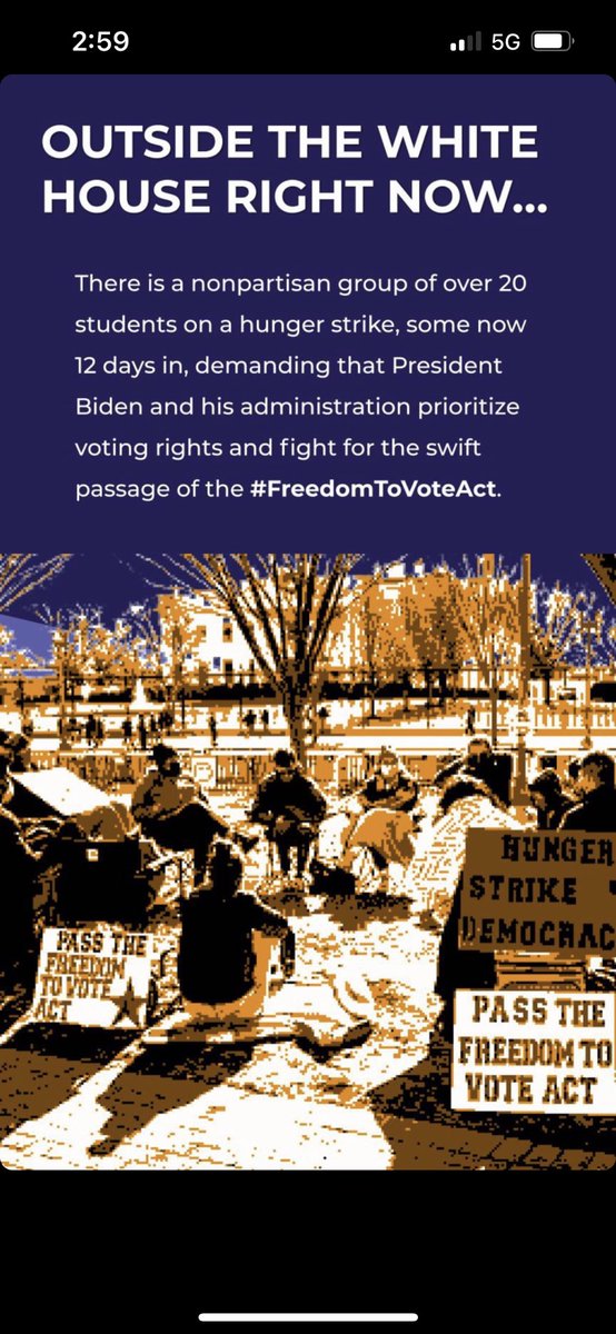 CynthiaLFrybarg's tweet image. Call your Senator 202.224.3121 &amp;amp; @POTUS (202.456.1111 comments 202.456.1414 switchboard) to make sure that they support &amp;amp; pass the #FreedomToVoteAct this year!!!

#WeThePeople  🔴🗳⚪️🗳🔵 
#HungerStrike4Democracy 
#DeliveryOurVotingRights ✊🏽✊🏼✊🏾