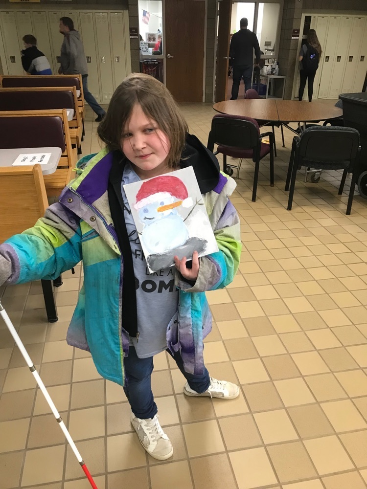 A wonderful piece of art work by a talented  student! Good job!