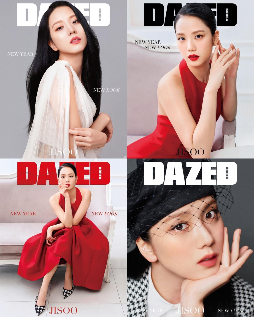 BLACKPINK's #JISOO graces the cover of Dazed Korea's January 2022