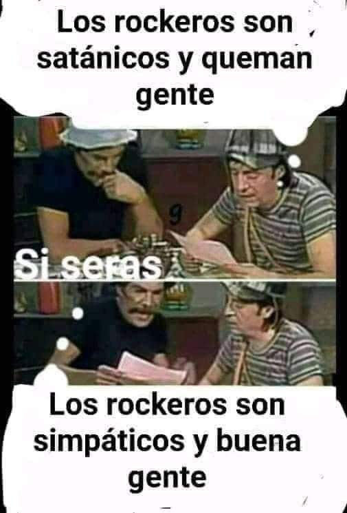lacuevacultural's tweet photo. Obvio que sรญ ๐๐ค๐ถ
#Musica #music #rock #rocknroll #metal #heavymetal #meme #Memes #memes2021 #memesrock #Memesmusica #MemesMetal #humor https://t.co/kdHXQIrWeF