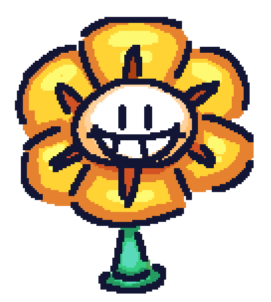 sandswich on X: FLOWEY!!!!!!! LIKE UNDERTALE!!!!!!!!!!   / X