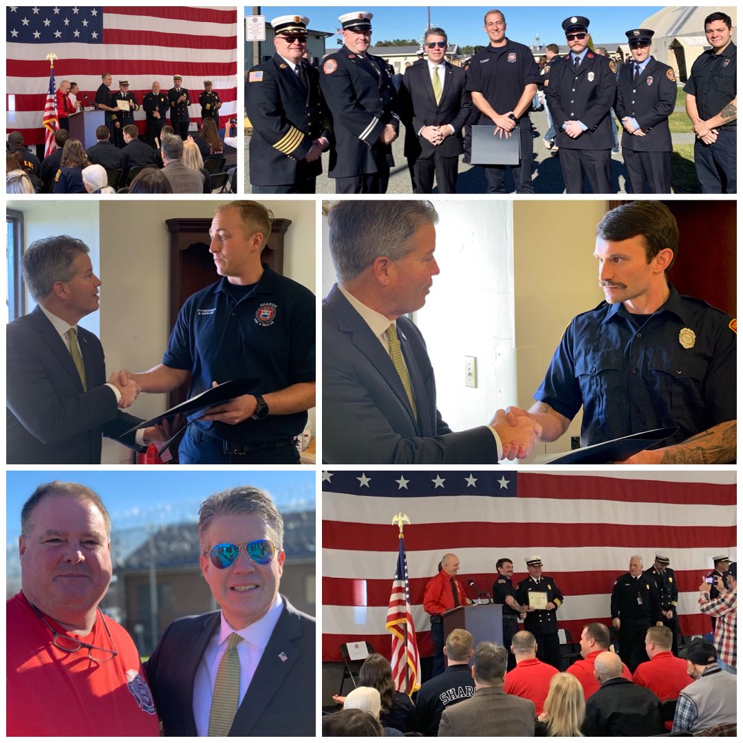 WalterFTimilty's tweet photo. As Senate Chair of the Joint Committee on Public Safety & Homeland Security, I attended the graduation of 17 #firefighters from Recruit Class #BW15 from the MA Depart. of Fire Services. 2 graduates are from my district: Sharon’s Ben Roskamp, and EB’s John Merlini. Congrats! https://t.co/AWKXQUrXIW