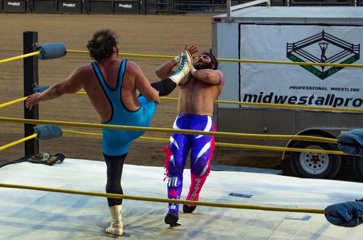 RealRichMaxwell's tweet photo. Happy birthday to one of my trainers and mentors. My greatest foe and the wrestling super genius-@UGeneDinsmore. Hopes it’s full of backrakes and fireballs! 🥳 #MrWrestling #Birthday https://t.co/3Bozht2UVv