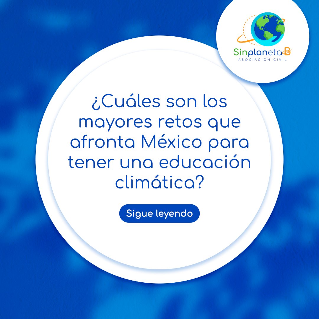 SinPlanetaB's tweet photo. 🌏 Para cuidar al planeta necesitamos de conocer del tema y concientizarnos. 

☝️En los diferentes foros que se llevaron a cabo se llegó a la conclusión de que hay algunos obstáculos que se deben de tomar en cuenta para tener una educación climática  y aquí se los presentamos. https://t.co/T5YR8LpBhV