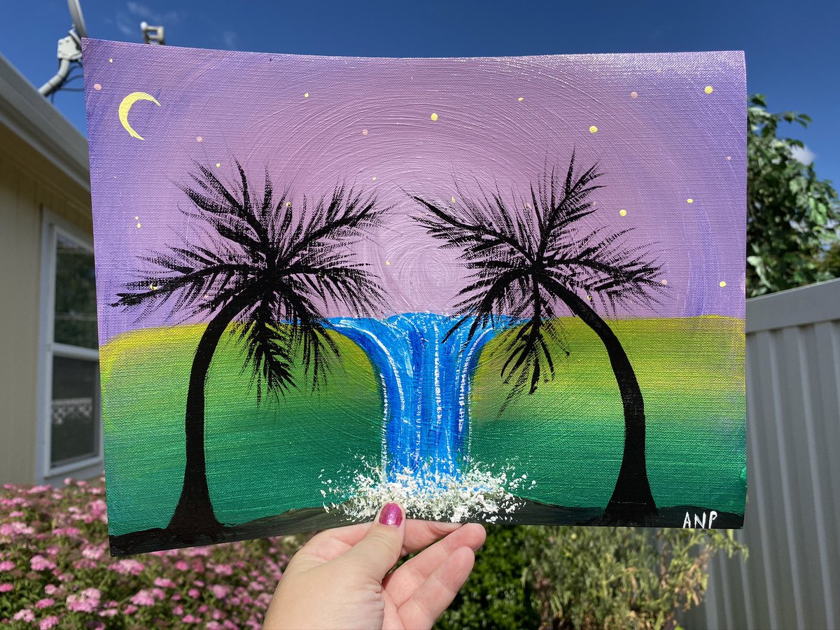 AlissaPodesta's tweet photo. These canvas paper paintings are begging for a new home ❤️ 

https://t.co/dfHC7qTO2q https://t.co/QbhLpESf19