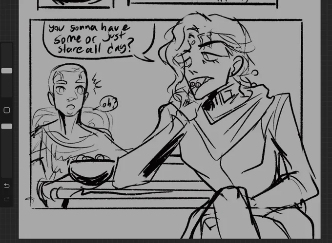 🍒Kakyoin and Pucci comic wip🍒 