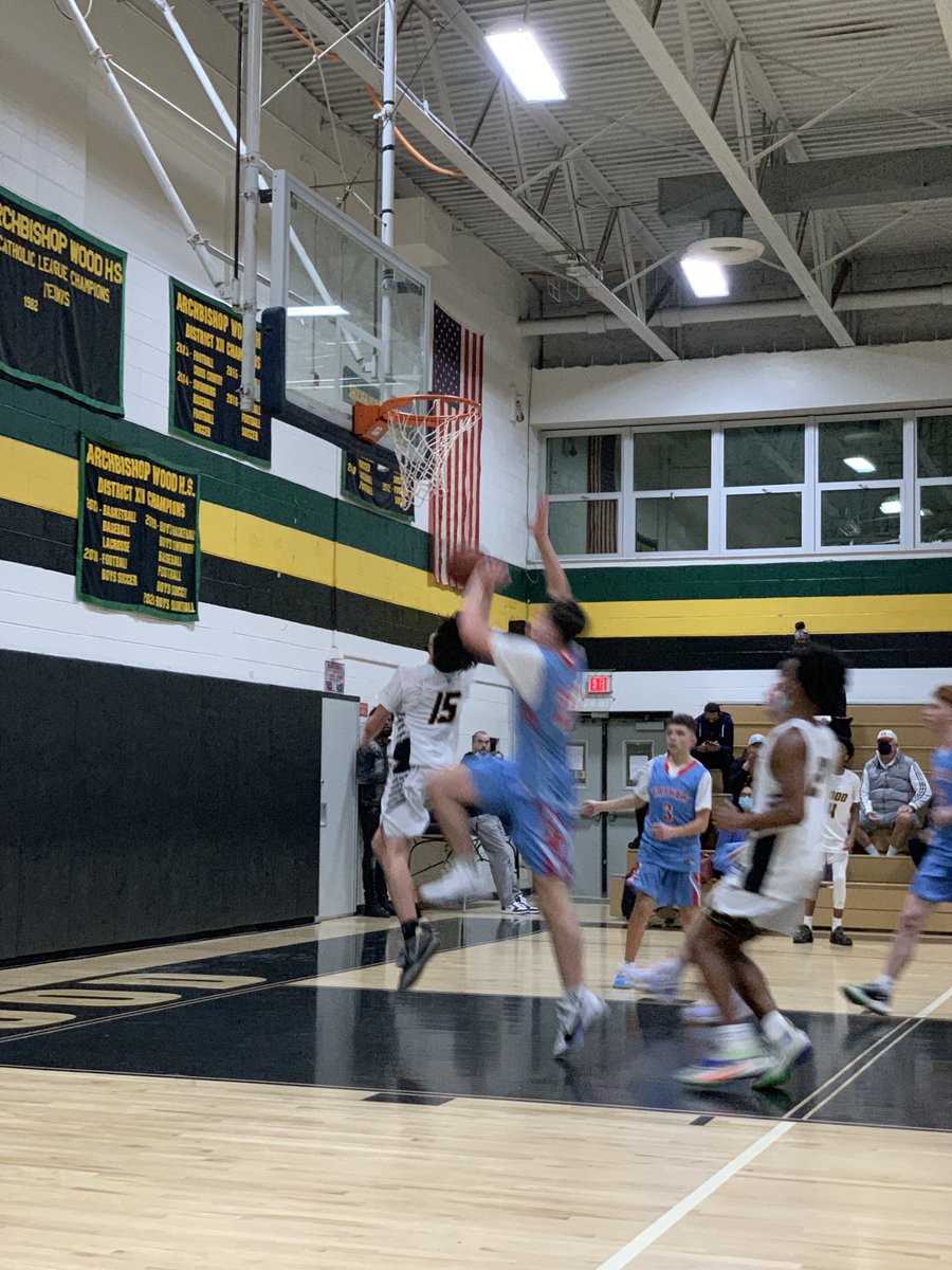 Wood Freshmen defeat Judge 68-55! Congrats boys. ⁦<a href="/WoodBoysBball/">Archbishop Wood Boys Basketball</a>⁩
