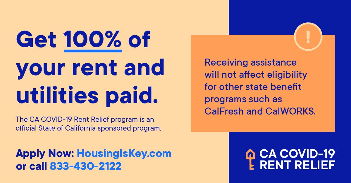 pasadenalibrary's tweet photo. Applying for rental assistance through the CA COVID-19 Rent Relief program can stop an eviction. Learn more, check your eligibility and apply at https://t.co/jdgE9zEKxj or call 833-430-2122. https://t.co/nb6kSsYQdl