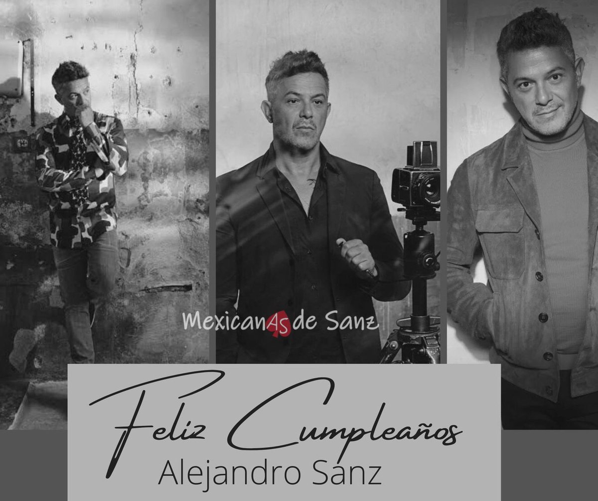 mexicanASdeSanz's tweet photo. Feliz cumpleaños al mejor artista de este universo @AlejandroSanz prometemos amarte por siempre #FelizCumpleSanz
#AS53 https://t.co/YxHLqc4nN6