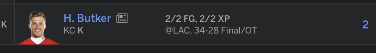 BasketofPepes's tweet photo. uhhhhh @ESPNFantasy so we fixin this #Butker thing orrrrr… https://t.co/gci1Sz4yeO