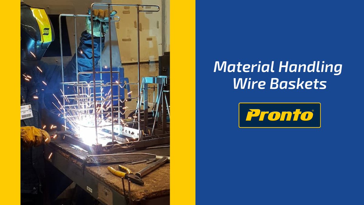 The two biggest factors that go into the design and manufacture of material handling wire baskets are the parts that will be placed into the baskets and the solutions that the baskets will be exposed to. prontoproducts.com/industries/mat…