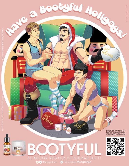 Que tengan unos grandiosos días de fiestas gays! ????? Los deseos de @Bootyful_mx en @revistaboysmx de