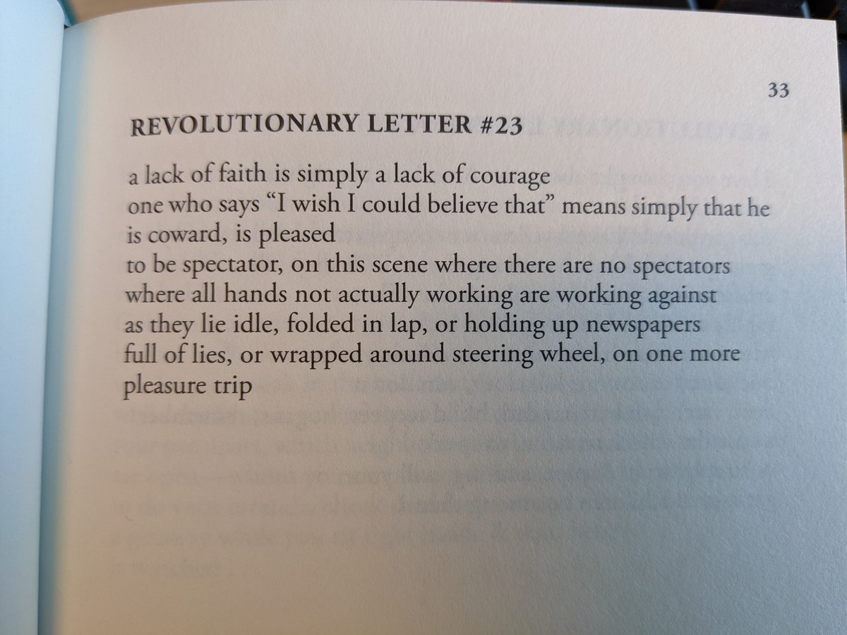 🟥 From the new 50th anniversary edition of Revolutionary Letters by Diane di Prima. citylights.com/beat-literatur…