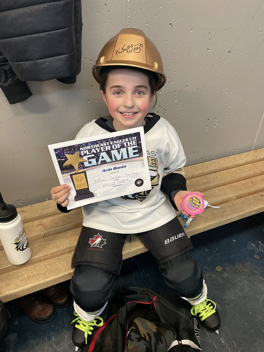 Last game before Christmas and the eagles flew away with a win! Our player of the game works hard every game but shined tonight as she netted two beauty goals! Keep up the great work Arin B! <a href="/ne_eagles/">Northeast Eagles</a> <a href="/JeremyBonia/">Jeremy Bonia</a>