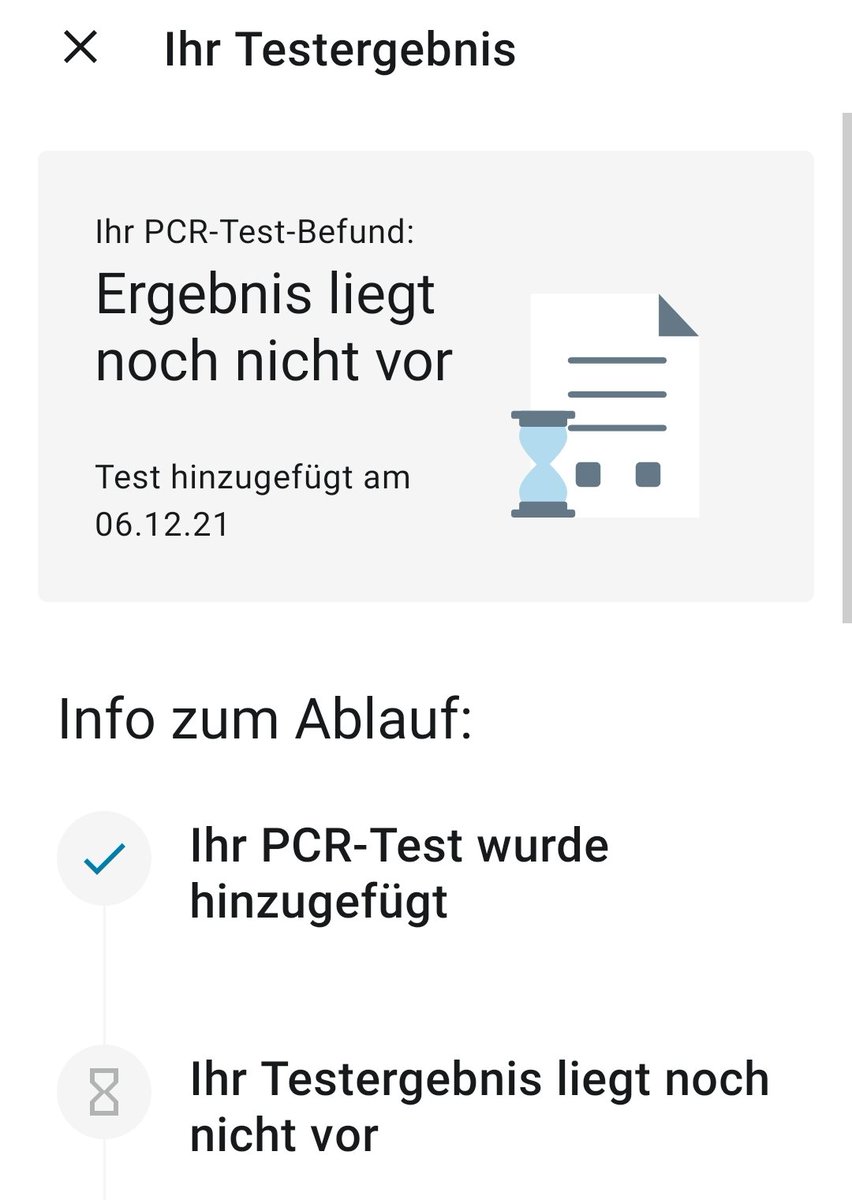 Chuzuri1's tweet photo. @JesseVentura86 @coronawarnapp Liegt wohl eher an solchen Sachen: Testzwitpunkt sieht man ja. Telefonisch wurde ich 2 Tage später informiert, digital werde ich den Test demnächst löschen. Nutzen durch diese Panne = 0. https://t.co/83CUYoNfMU